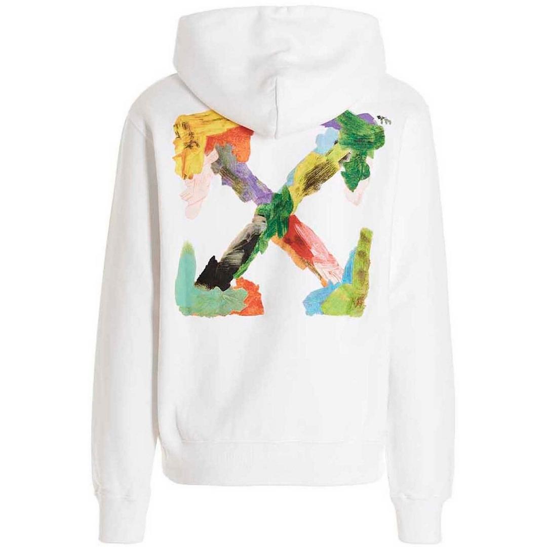 Off-White Brush Arrow Hoodie White