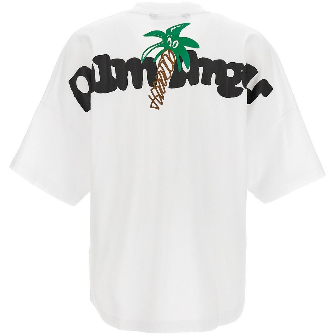 Palm Angels Sketchy Oversized T-Shirt White