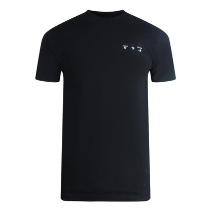 Off-White Miami Florida Design Black T-Shirt size_2xs