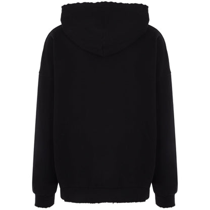 Palm Angels Monogram Statement Logo Black Hoodie S