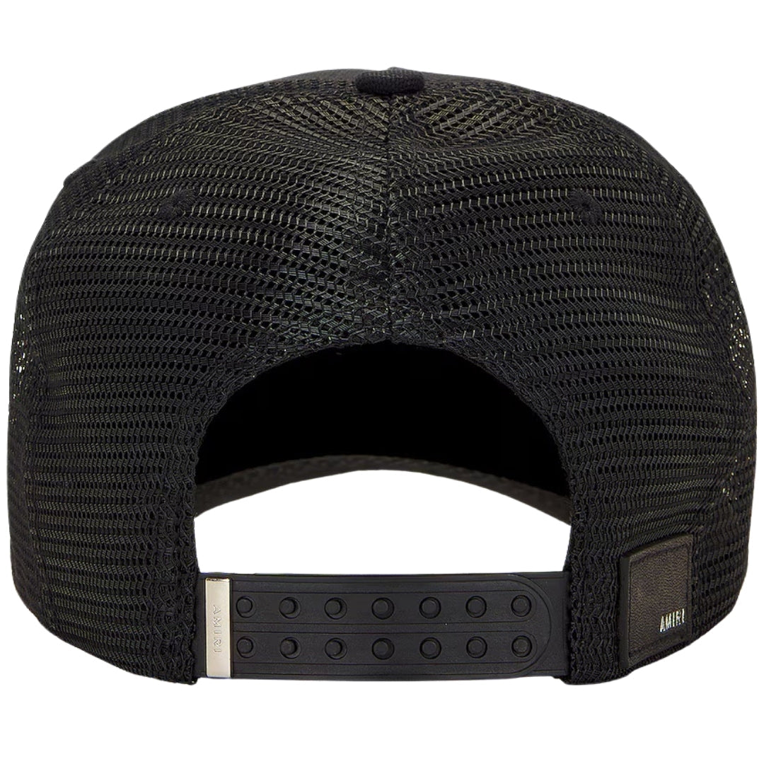 Amiri Bandana Rabbit Trucker Cap Black