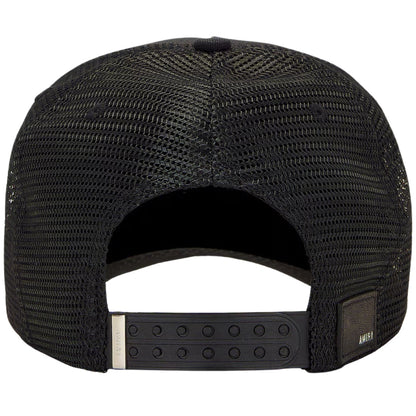 Amiri Bandana Rabbit Trucker Cap Black